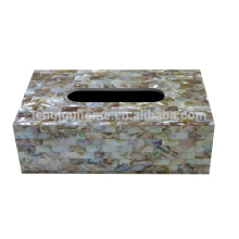 chinese freshwater pearls river shell refillable tissue box